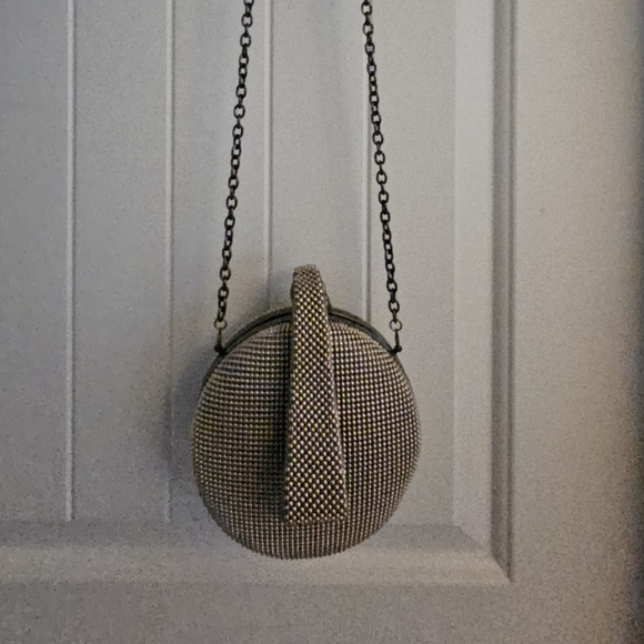 WHITING & DAVIS CANTEEN EVENING WEDDING CROSSBODY WRISTLET HANDBAG - Picture 5 of 7